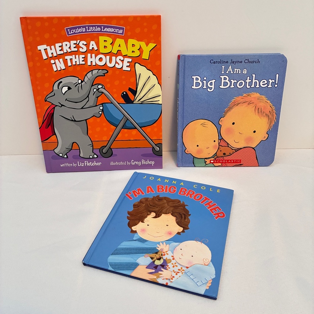 There's A Baby In The House/ I Am A Big Brother Hardcover 3 Book Bundle